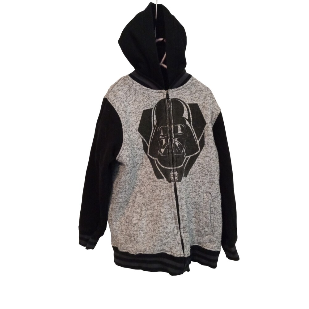 Star Wars Darth Vader Full-Zip Sherpa-Lined Hoodie Jacket Youth Size Medium